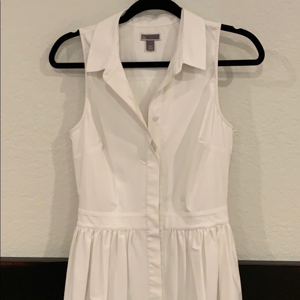 Chelsea 28. White Sleeveless Dress.